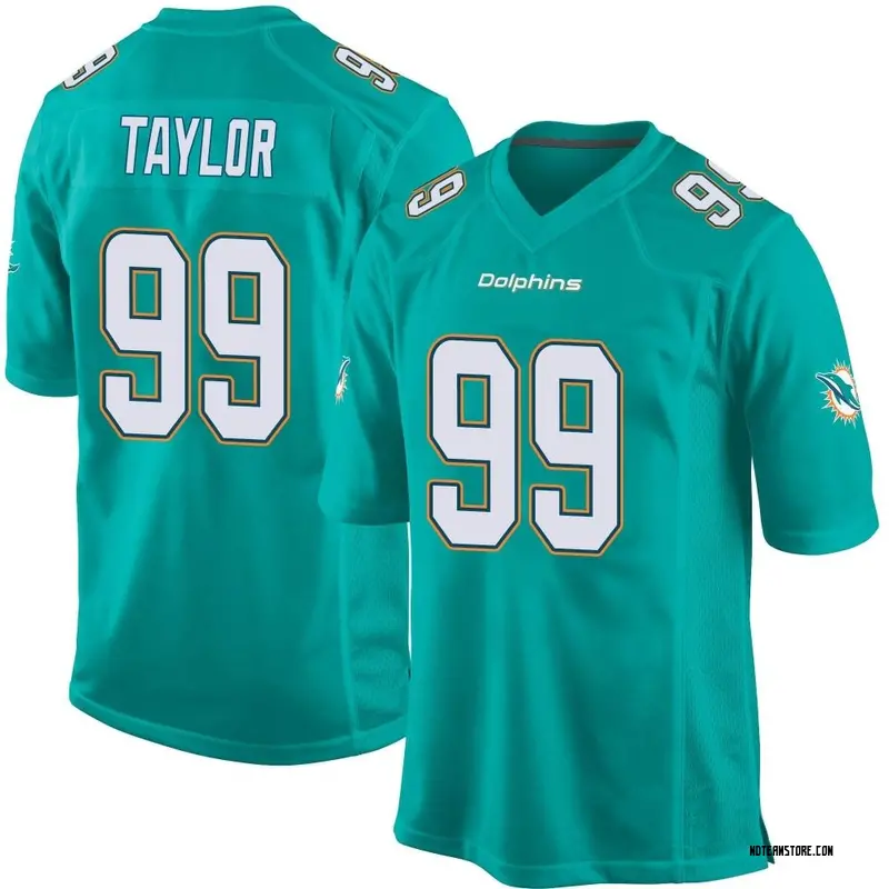 Lester Cotton Sr. Miami Dolphins Nike Home Game Player Jersey - Aqua