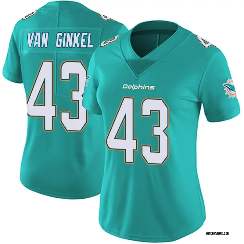 Youth Andrew Van Ginkel Miami Dolphins No.43 Legend Color