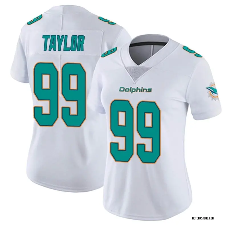 Jason Taylor Miami Dolphins Autographed Aqua Reebok Replica Jersey with  HOF 17 Inscription