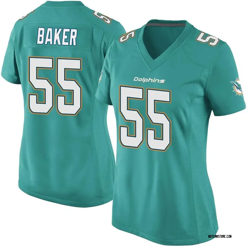 Miami Dolphins 55 Jerome Baker Color Rush Orange 3D Jersey Miami Dolphins  55 Jerome Baker Color Rush Orange 3D Jerseys Outline Repeat Pattern Mens  Soft T Shirt in 2023