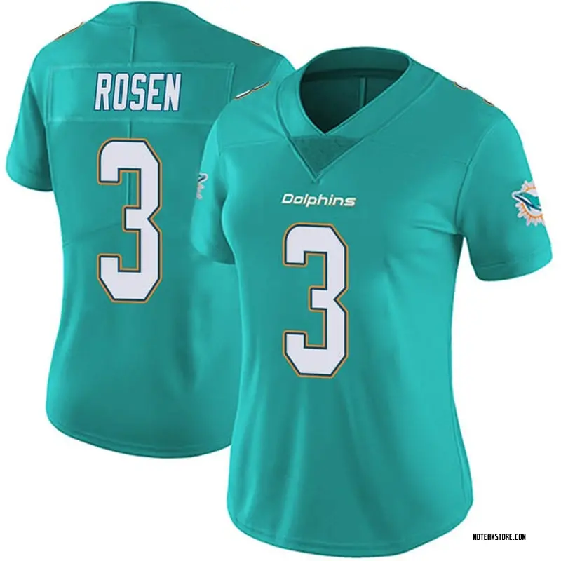 Women's Josh Rosen Miami Dolphins Team Color Vapor Untouchable Jersey ...