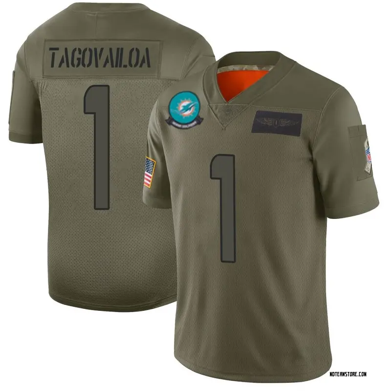 Wholesale Best Quality #1 Tua Tagovailoa #10 Tyreek Hill #13 Dan Marino #17  Jaylen Waddle Customizable Stitched American Football Jersey From  m.